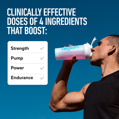 Pulse Natural Pre-Workout Supplement Caffeine-Free naturally sweetened and flavored