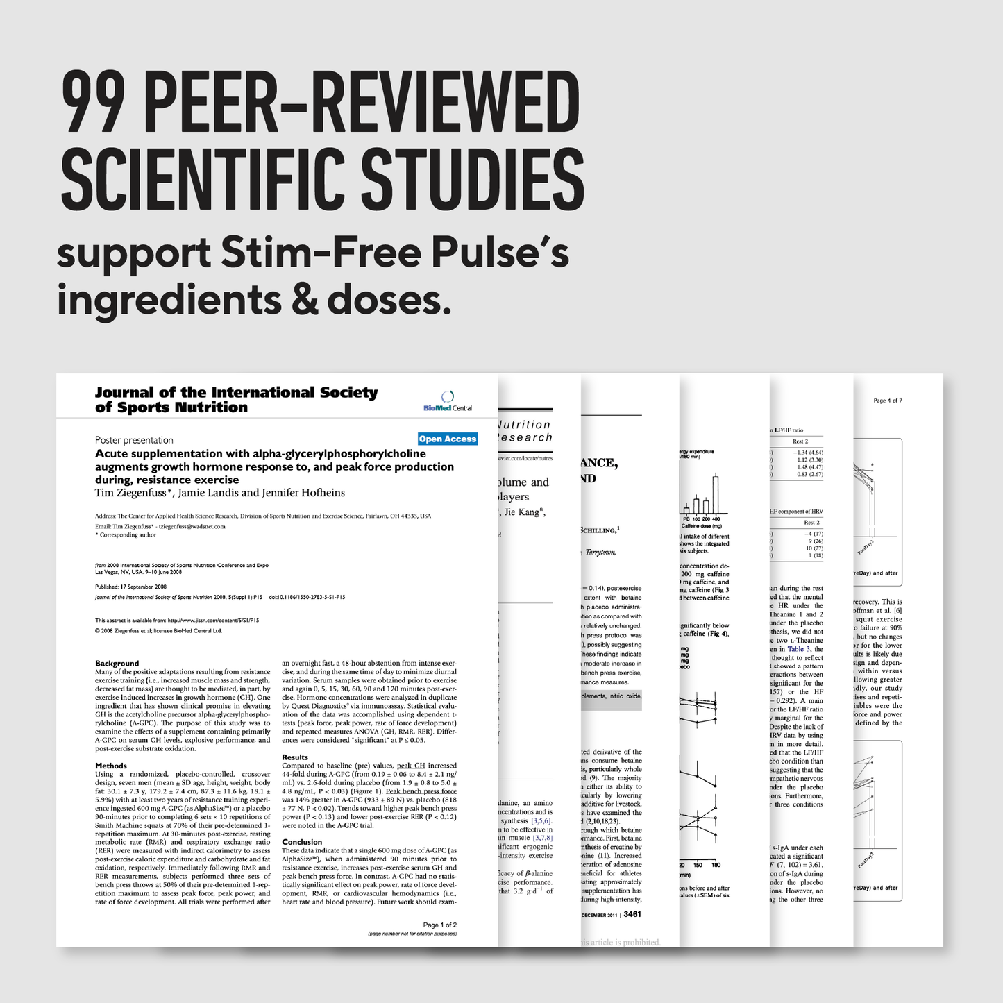 Pulse Natural Pre-Workout Supplement Caffeine-Free naturally sweetened and flavored