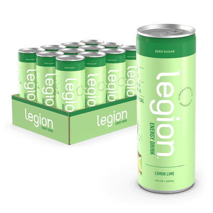 Legion Energy Drink Zero Sugar Clean Energy Drink with Natural Caffeine