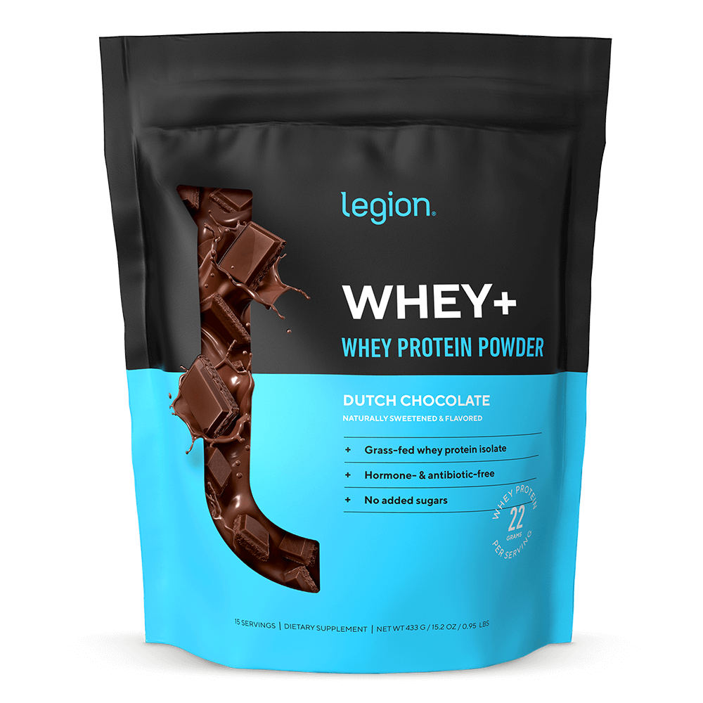 Whey+ Protein Isolate Powder naturally sweetened and flavored