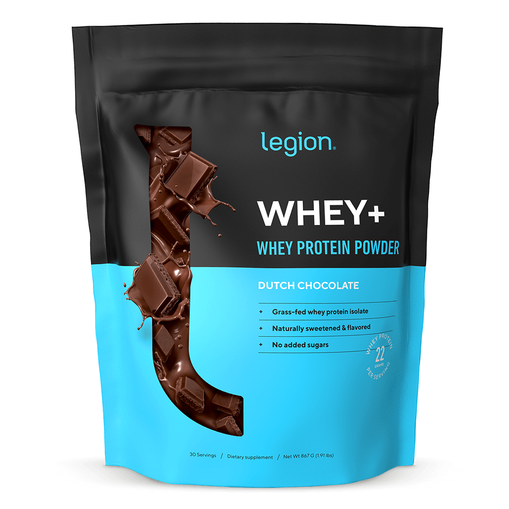 Whey+ Protein Isolate Powder naturally sweetened and flavored