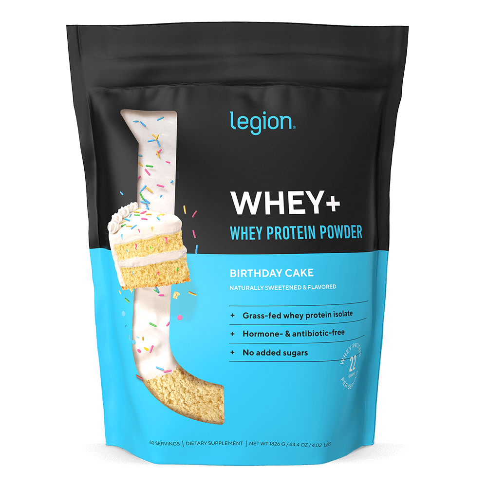 Whey+ Protein Isolate Powder naturally sweetened and flavored