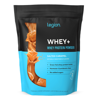 Whey+ Protein Isolate Powder naturally sweetened and flavored