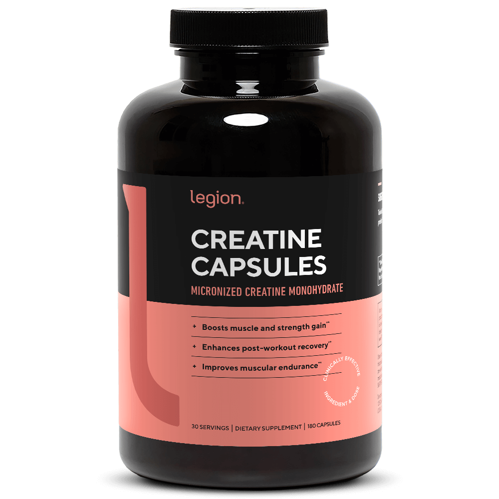 Creatine Capsules Micronized Creatine Monohydrate Supplement - 30 Servings
