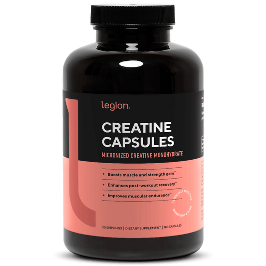 Creatine Capsules Micronized Creatine Monohydrate Supplement - 30 Servings