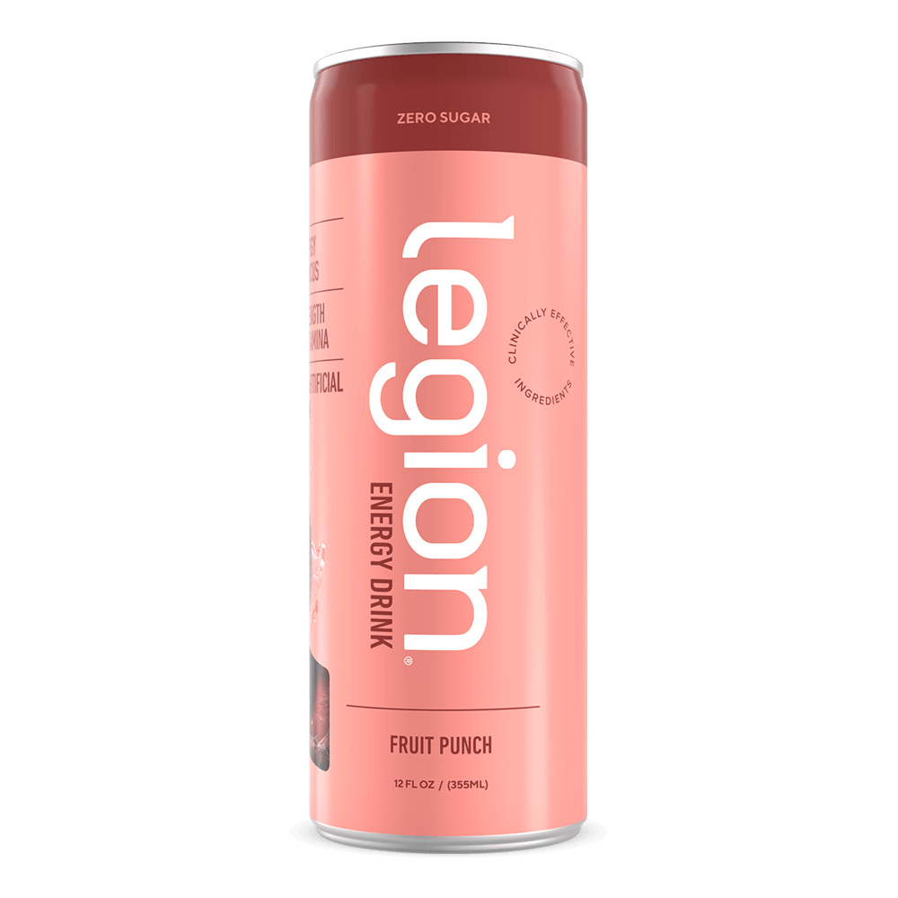 Legion Energy Drink Zero Sugar Clean Energy Drink with Natural Caffeine