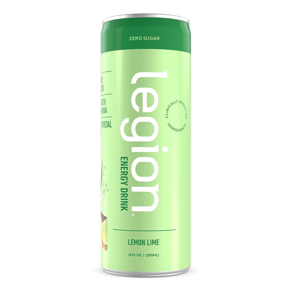 Legion Energy Drink Zero Sugar Clean Energy Drink with Natural Caffeine