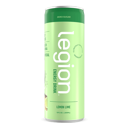 Legion Energy Drink Zero Sugar Clean Energy Drink with Natural Caffeine