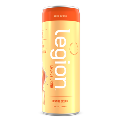 Legion Energy Drink Zero Sugar Clean Energy Drink with Natural Caffeine