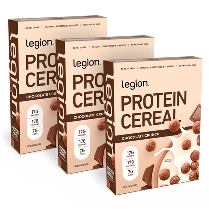 Legion Protein Cereal | High Protein Breakfast Cereal with Prebiotic Fiber