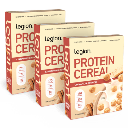 Legion Protein Cereal | High Protein Breakfast Cereal with Prebiotic Fiber