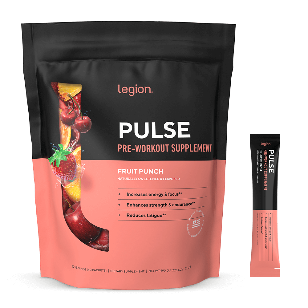 Pulse Pre-Workout Supplement, Stick Packs