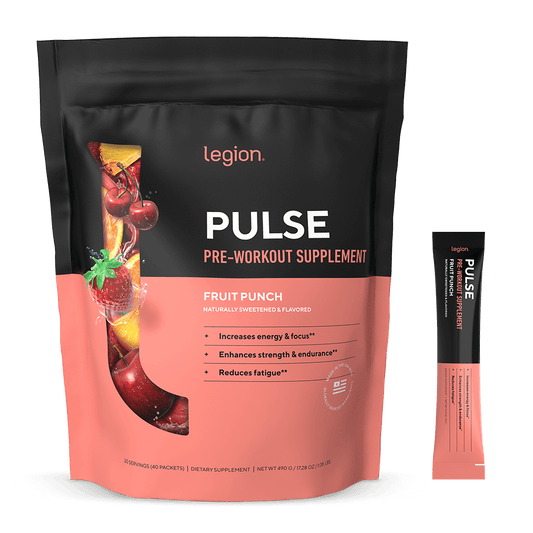 Pulse Pre-Workout Supplement, Stick Packs