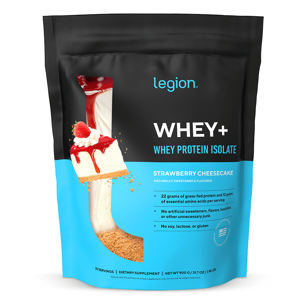 Whey+ Protein Isolate Powder naturally sweetened and flavored