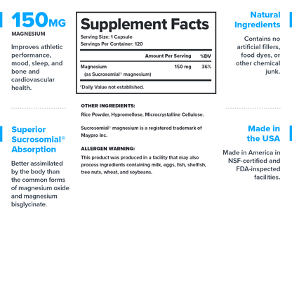 Sucrosomial® Magnesium Essential Mineral Supplement - 120 Servings