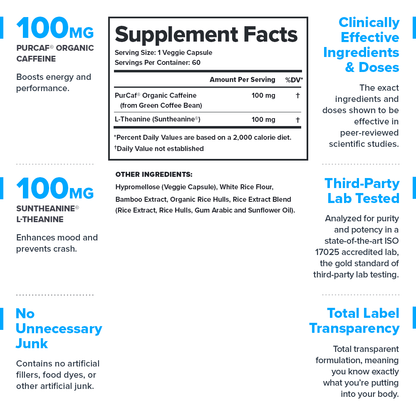 Peak Caffeine + L-Theanine