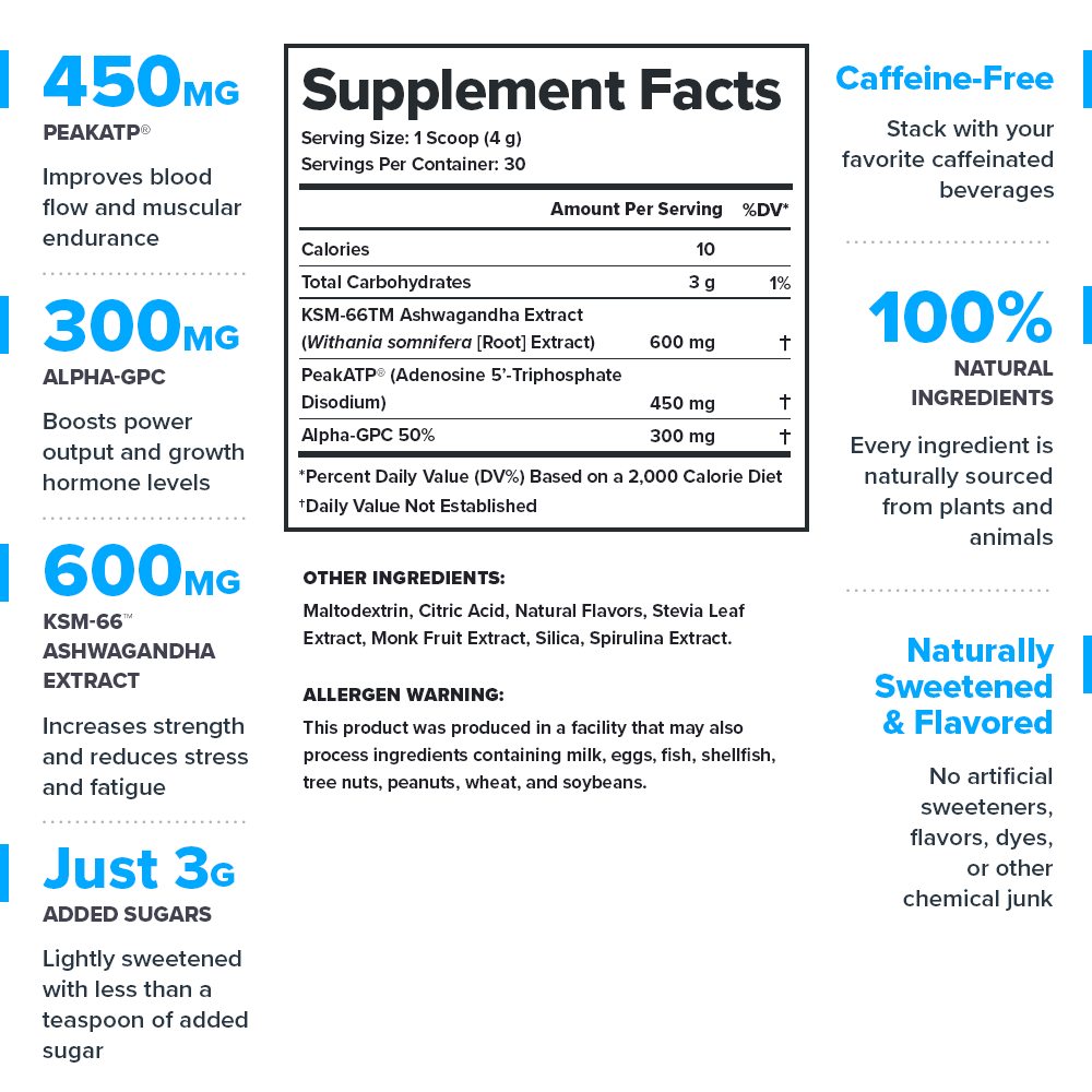 Performance Surge Performance Supplement - 30 Servings