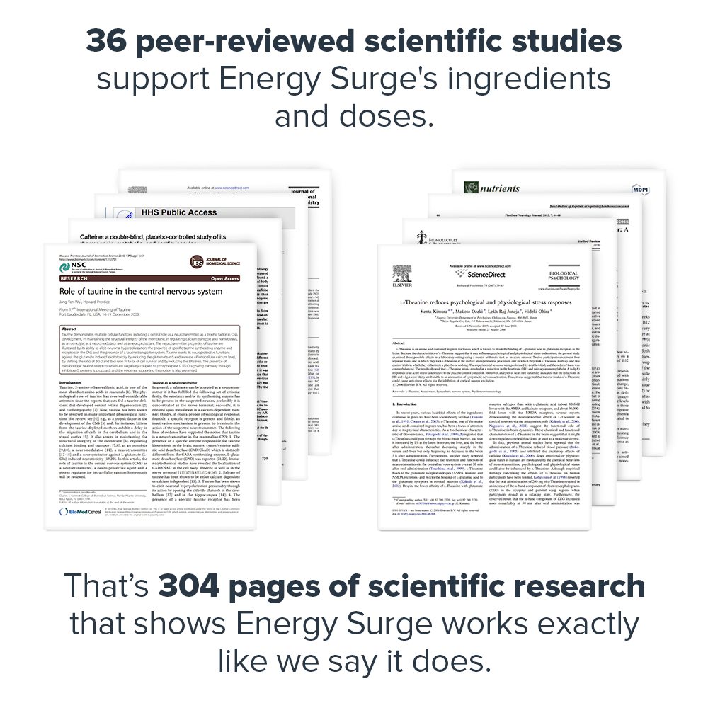 Energy Surge Energy Supplement - 30 Servings