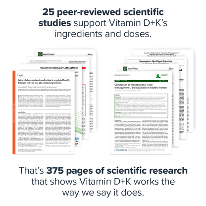 Vitamin D+K Essential Vitamins Supplement - 60 Servings
