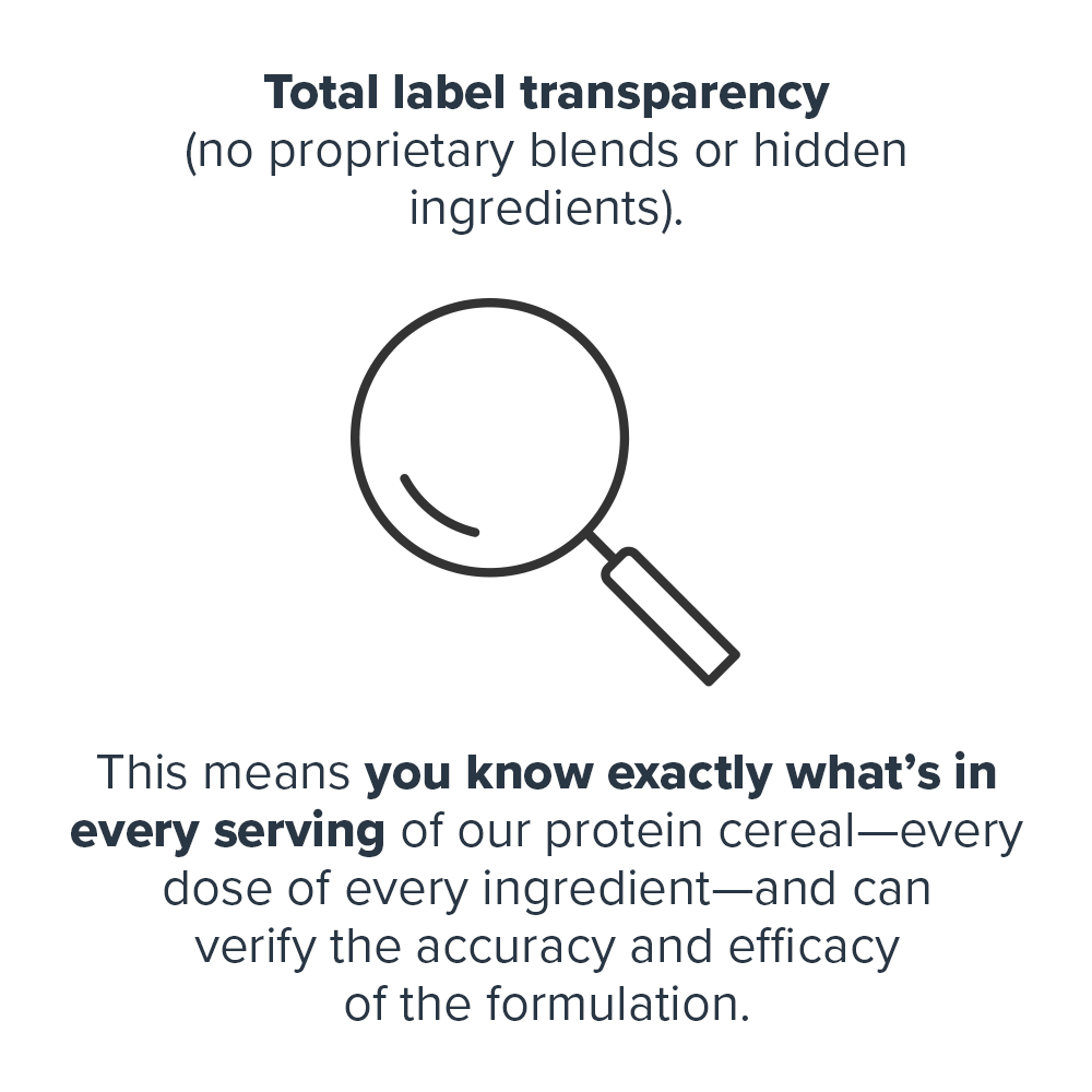Legion Protein Cereal | High Protein Breakfast Cereal with Prebiotic Fiber