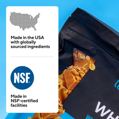 Whey+ Protein Isolate Powder naturally sweetened and flavored