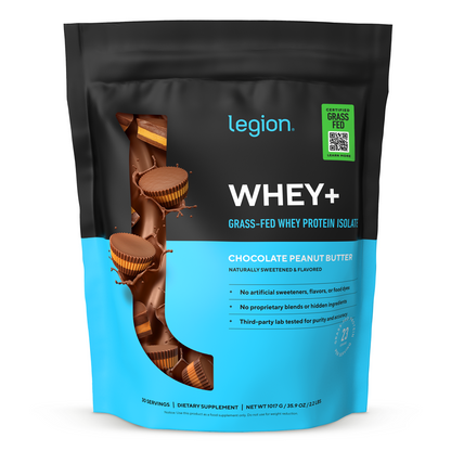 Whey+ Protein Isolate Powder naturally sweetened and flavored
