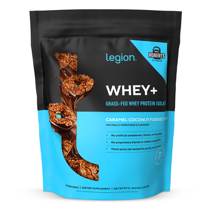 Whey+ Protein Isolate Powder naturally sweetened and flavored