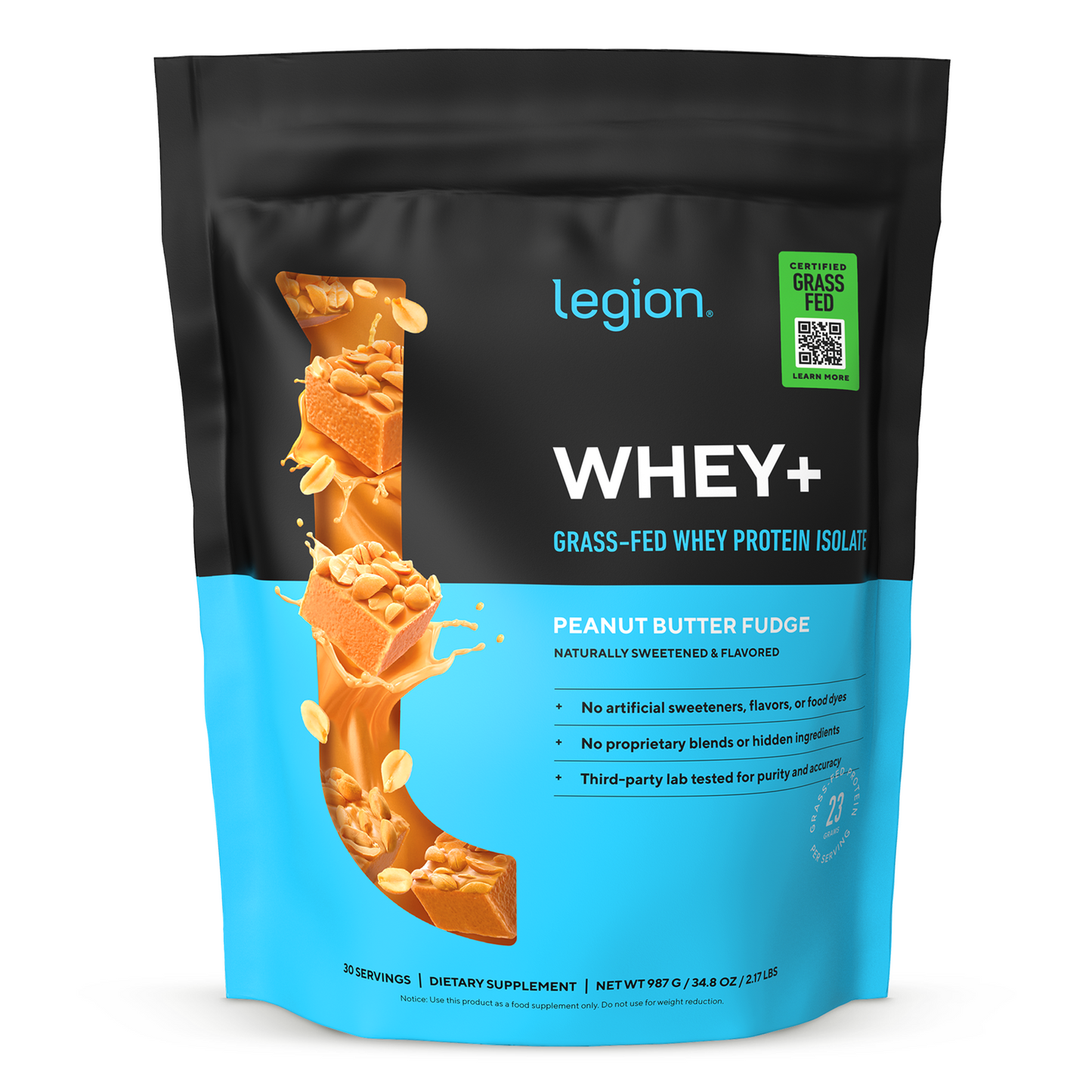 Whey+ Protein Isolate Powder naturally sweetened and flavored