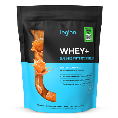 Whey+ Protein Isolate Powder naturally sweetened and flavored