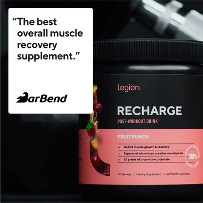 Legion Recharge Post-Workout Supplement with Creatine, HMB & Tart Cherry