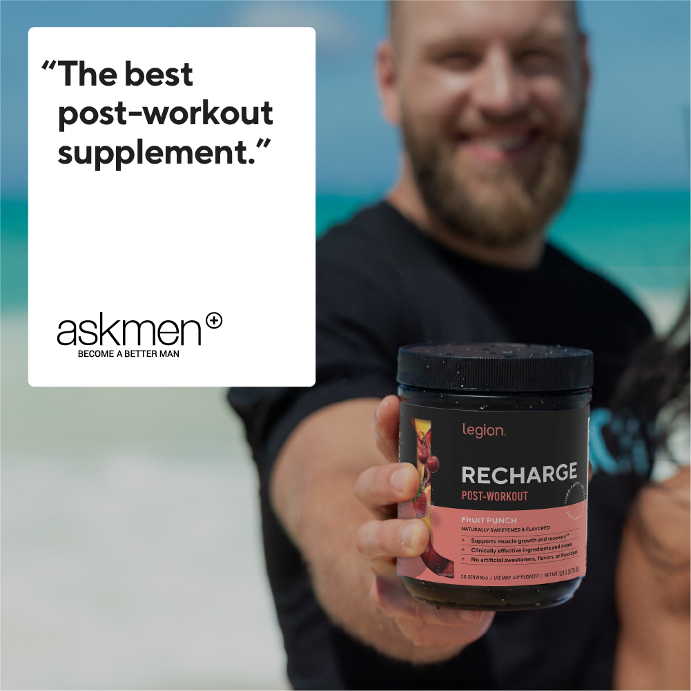 Legion Recharge Post-Workout Supplement with Creatine, HMB & Tart Cherry