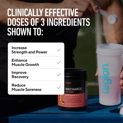 Legion Recharge Post-Workout Supplement with Creatine, HMB & Tart Cherry