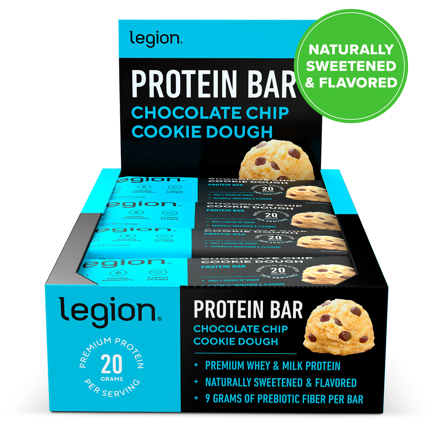 Protein Bars Natural High-Protein Bars - Box of 12