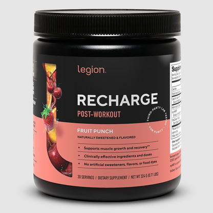 Legion Recharge Post-Workout Supplement with Creatine, HMB & Tart Cherry