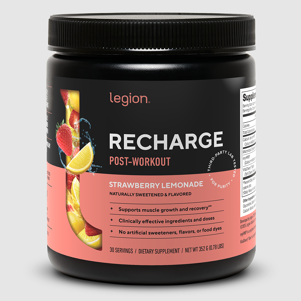 Legion Recharge Post-Workout Supplement with Creatine, HMB & Tart Cherry