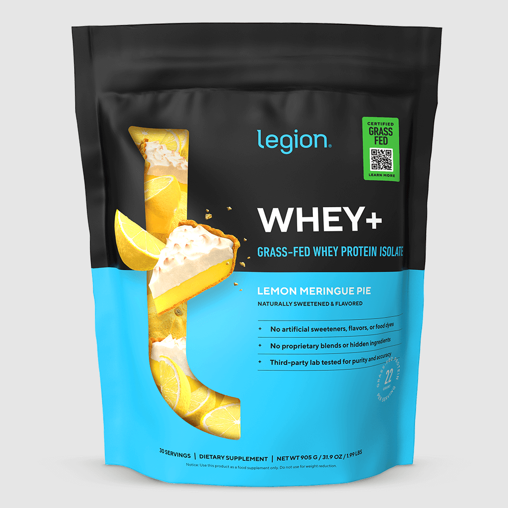 Whey+ Protein Isolate Powder naturally sweetened and flavored